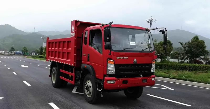 Tipper Truck 4x4 Sinotruk Light Truck 9T