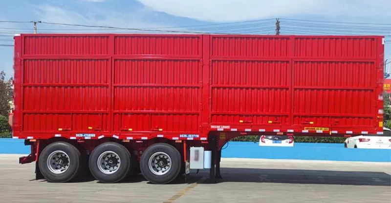 3 Axle Box Semi Trailer