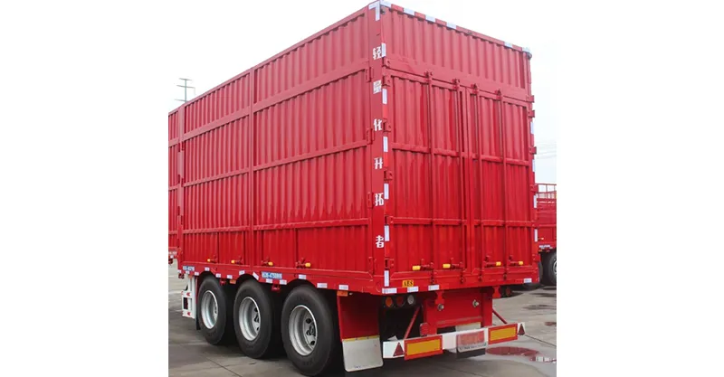 3 Axle Box Semi Trailer