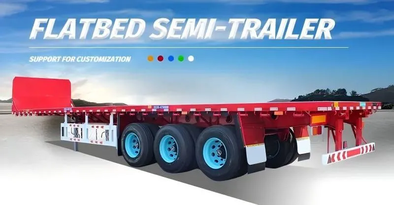 3 Axle 53ft Flatbed Trailer