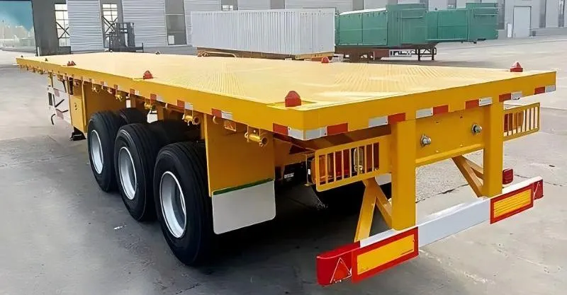 3 Axle Flatbed Semi Trailer