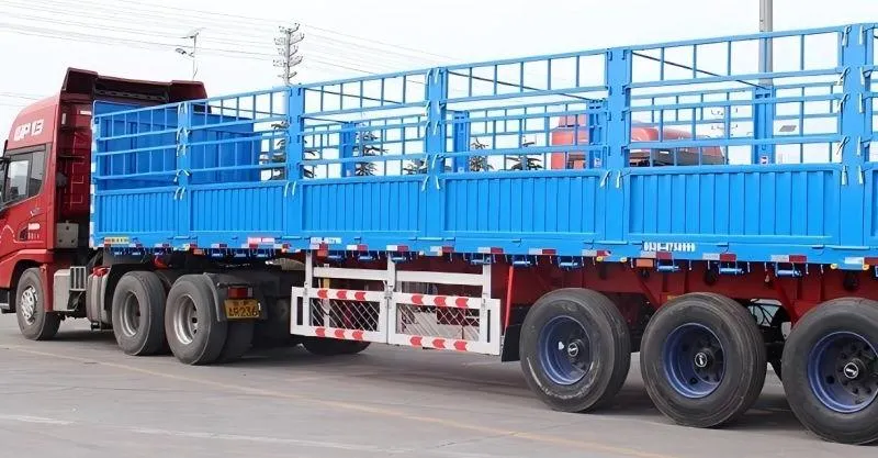 60 Ton Fence Cargo Trailer