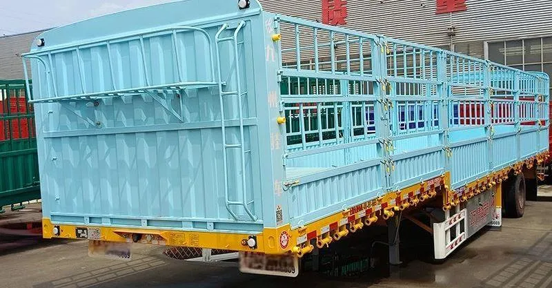 60 Ton Fence Cargo Trailer