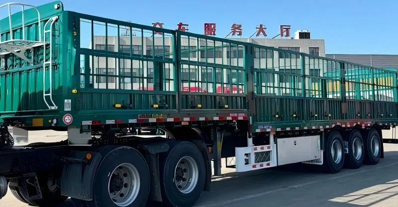 Tri Axle Fence Cargo Semi Trailer