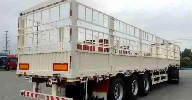 3 Axles Stake Fence Cargo Semi Trailer