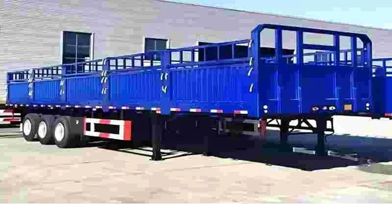 3 Axles Stake Fence Cargo Semi Trailer