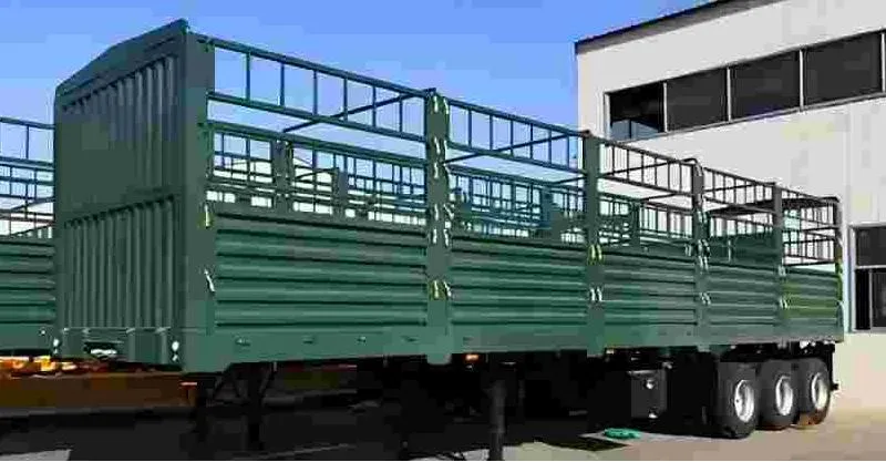 3 Axles Stake Fence Cargo Semi Trailer