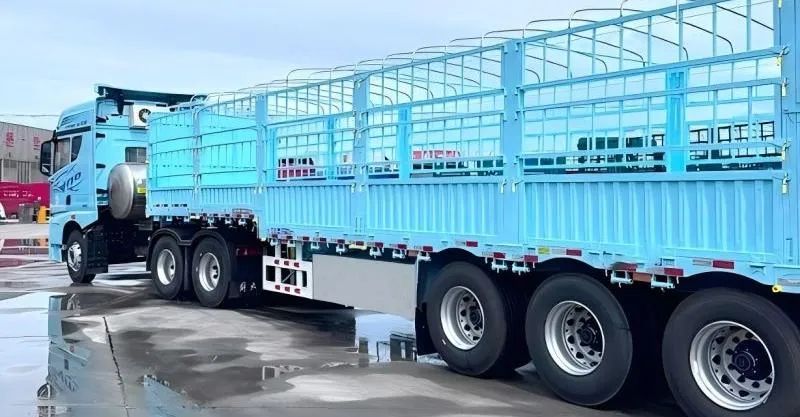 80 Tons Fence Cargo Trailer