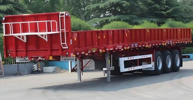 50T Sidewall Dropsides Trailer